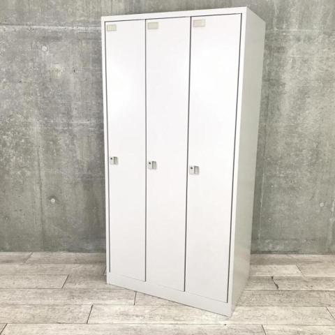 【中古】L型 HDL-0931SS-WE イトーキ（ITOKI） 3人用更衣ロッカー