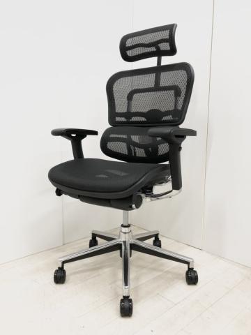 【中古】エルゴヒューマン  関家具 肘付ハイバックチェア