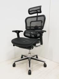 【ベーシック】エルゴヒューマン/ブラック/ヘッドレスト付き