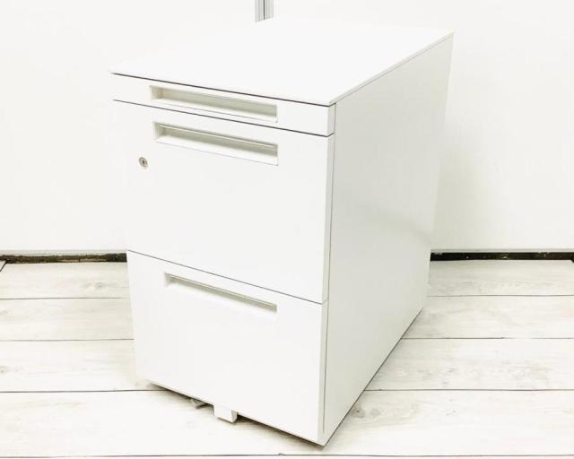 【中古】Sワゴン シリーズ 286421　W-A4-3-650CK イナバ（INABA) ワゴン3段