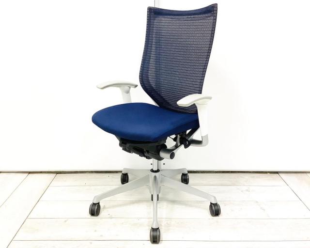 【中古】バロンチェア  オカムラ（okamura） 肘付ハイバックチェア
