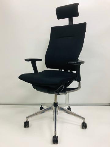 【中古】スピーナチェア  イトーキ（ITOKI） 肘付ハイバックチェア