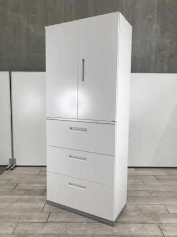 ハイキャビネット／両開き＋3段ラテラルの格安販売 - 中古