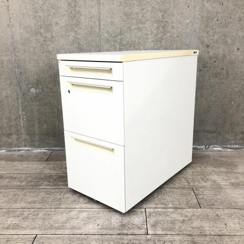 【中古】アドバンス 3V32AA MK28 オカムラ（okamura） 脇机3段