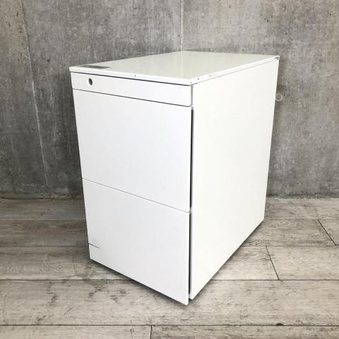 【中古】プロユニット  オカムラ（okamura） ワゴン3段