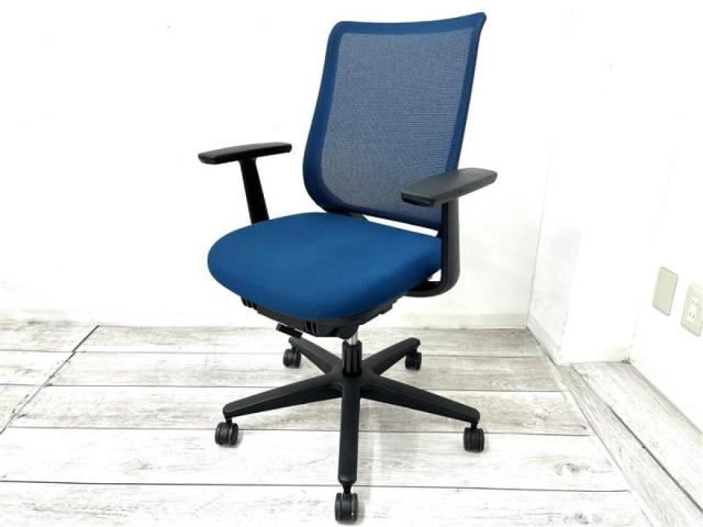 【中古】ミトラシリーズ  コクヨ（KOKUYO） 肘付ローバックチェア