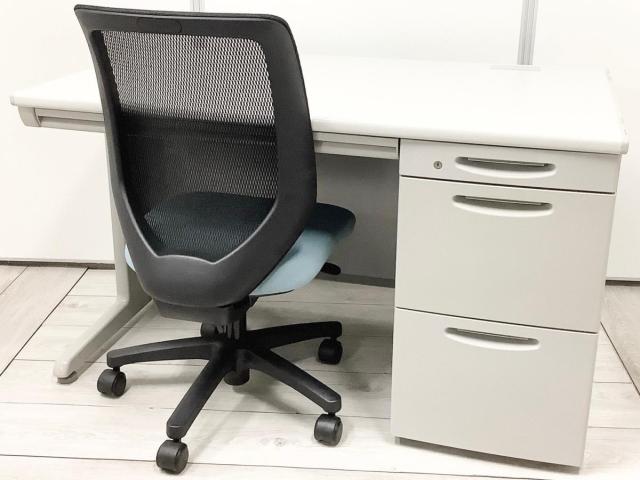 【中古】SD-Vシリーズ DS12VF-MB51　＋　KT-230JD-T1S4T1 オカムラ（okamura） 片袖机