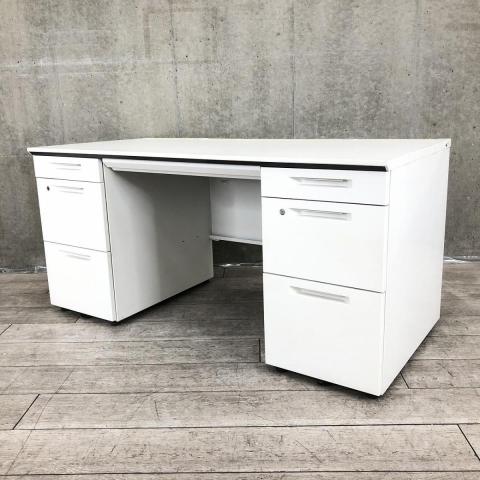 【中古】iSシリーズ SDP-ISN15SAW コクヨ（KOKUYO） 両袖机