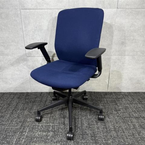 【中古】クレネ  ウチダ（UCHIDA) 肘付ハイバックチェア