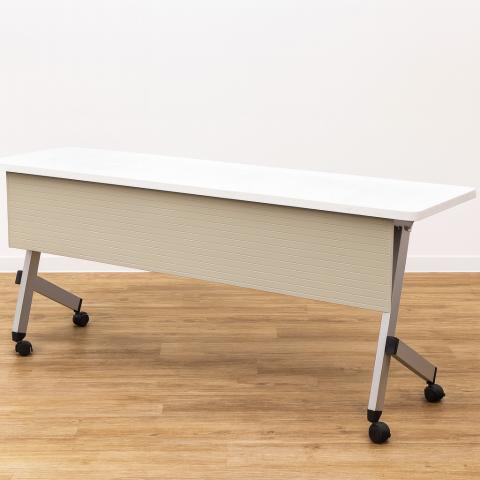 【先行予約品】【関東大量入荷予定】2名での利用におすすめ!横幅1500mm(奥行450mm)Platte(プラッテ)テーブル※天板ホワイト色仕様◆内田洋行製【関東倉庫在庫品】【弊社使用欄:】