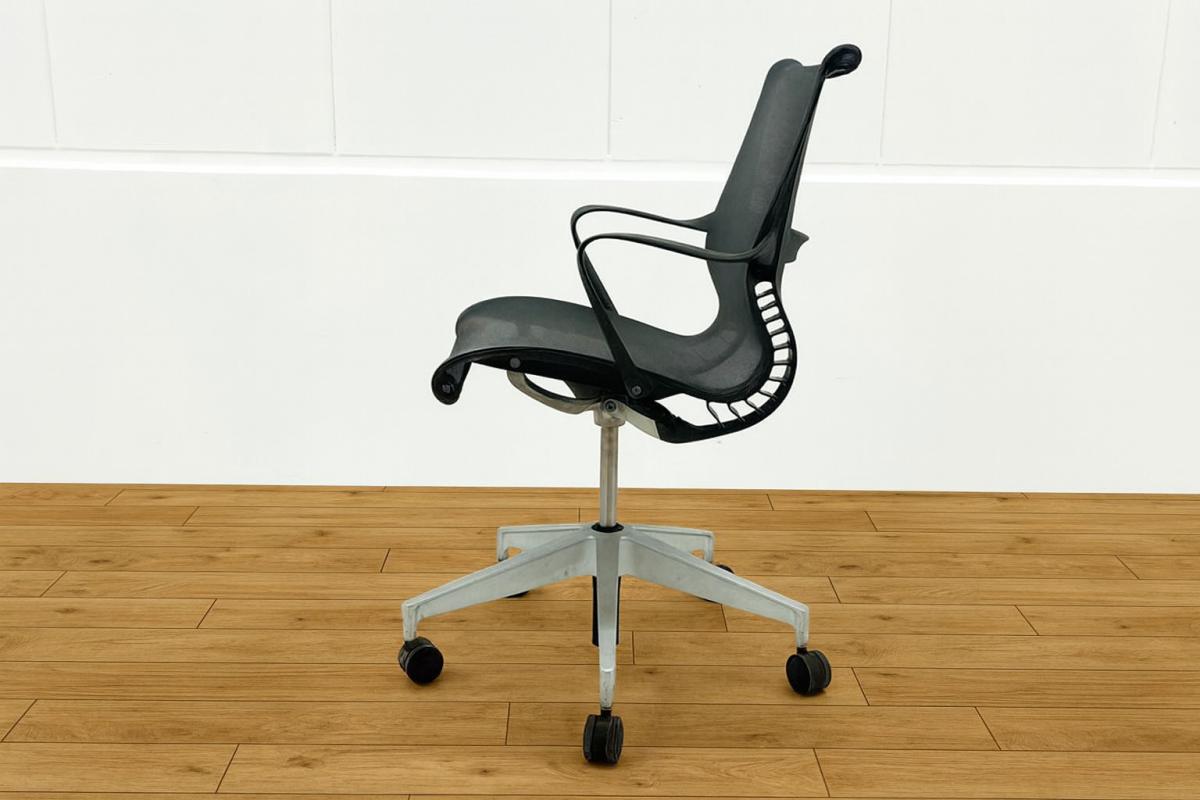 中古】セトゥーチェア Herman Miller/ハーマンミラー 肘付ローバック