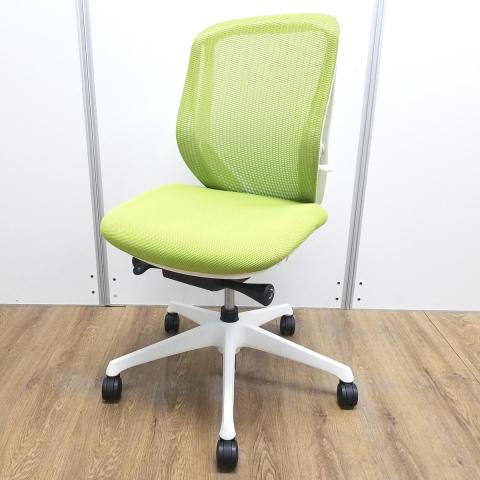 【中古】シルフィーメッシュ  オカムラ（okamura） 肘無ローバックチェア