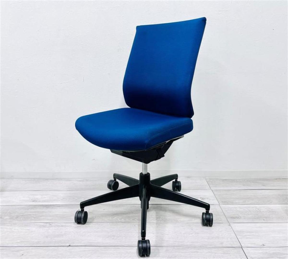 【在庫入替セール品】【ロングセラー商品！納得の座り心地！売れ続けている定番のオフィスチェア！】■コクヨ（KOKUYO）　ウィザード3（wizard）チェア　ローバック仕様　肘無し　■色：プルシアンブルー×ブラックシェル×ブラック樹脂脚
                        ウィザード3 樹脂
                                    中古
            