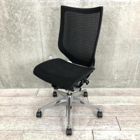【中古】バロンメッシュチェア  オカムラ（okamura） 肘無ハイバックチェア
