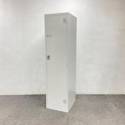 【安心の国内メーカー！ゆとりの幅455㎜サイズ！】■豊國（HOUKOKU）製　TLKロッカー　1人用更衣ロッカー　W455×D515×H1790㎜　■グレー