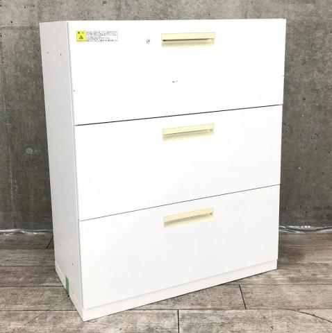 【中古】HSシリーズ 5-825-7052 ウチダ（UCHIDA) ローキャビネット／ラテラル