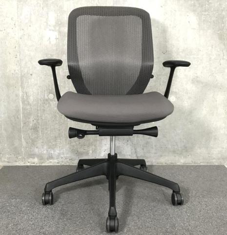 【中古】シルフィーメッシュ C641XR-FMR2 オカムラ（okamura） 肘付ローバックチェア