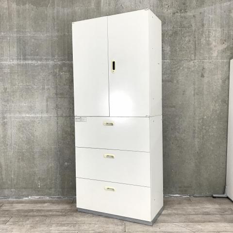 【中古】LINX LX-5 L5-105A  W4 / L5-105H-3 プラス（PLUS） ハイキャビネット／両開き＋3段ラテラル