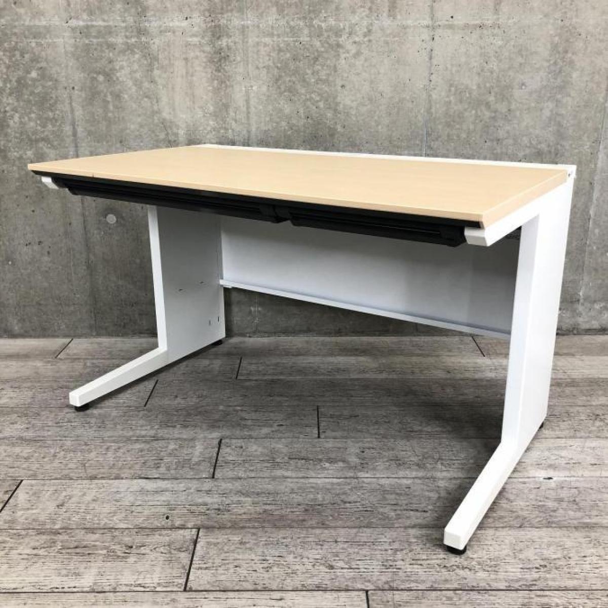 【1台限定】【配線溝付きで配線がすっきり！W1200の定番サイズ！】■コクヨ製　isシリーズ　平机　■引き出し付き　■天板：ナチュラル　脚：ホワイト　オフィスバスターズ　梅田本店
                        iSシリーズ
                                    中古
            