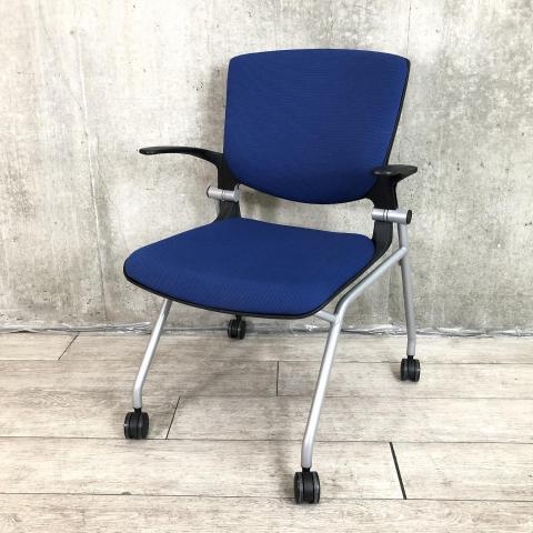 【中古】グラータチェア 8142QB FEA4 オカムラ（okamura） ネスティングチェア