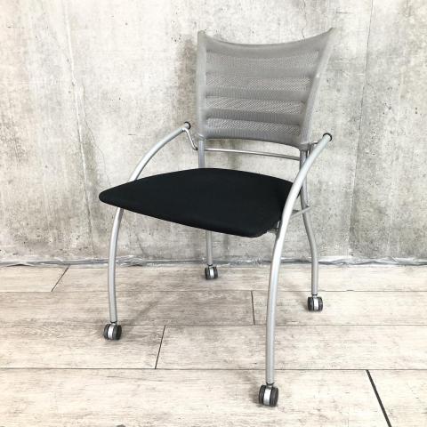 【中古】プリエ2 KF-110H-Z5T1T5 イトーキ（ITOKI） ネスティングチェア