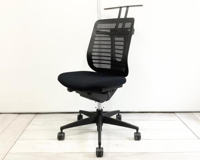 【中古】ベルガー  コクヨ（KOKUYO） 肘無ローバックチェア