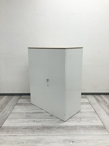 【中古】レクトライン 4B313F　ZA75 オカムラ（okamura） ローキャビネット／両開き