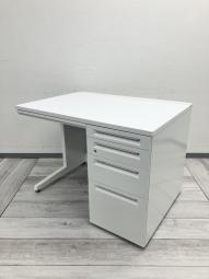 収納力抜群のシンプル片袖デスク　#中古家具 #オフィス家具 #岐阜 #中部