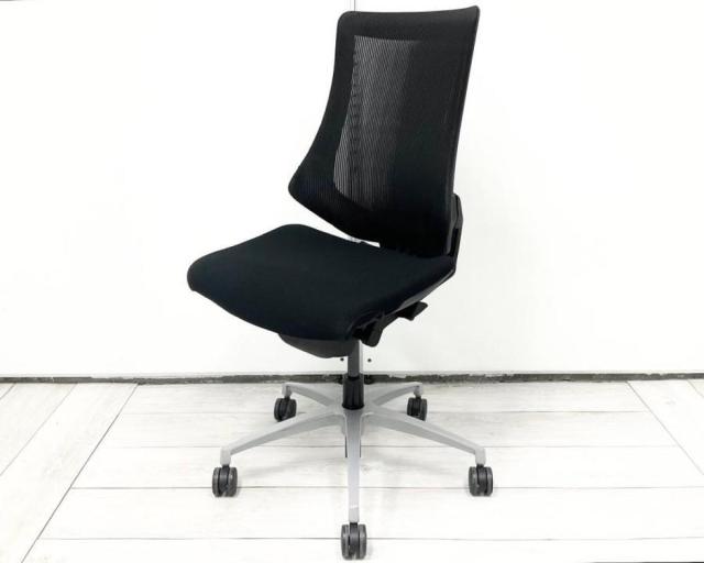 【中古】エフメッシュ KF-370JA-ZTT1T2 イトーキ（ITOKI） 肘無ハイバックチェア
