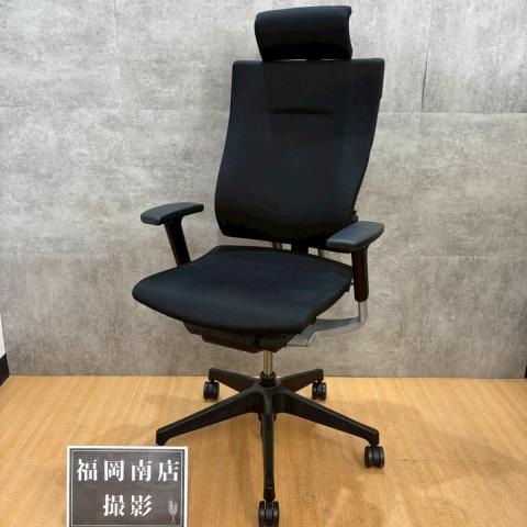 【中古】スピーナチェア KE-717GP-T1T1 イトーキ（ITOKI） 肘付ハイバックチェア