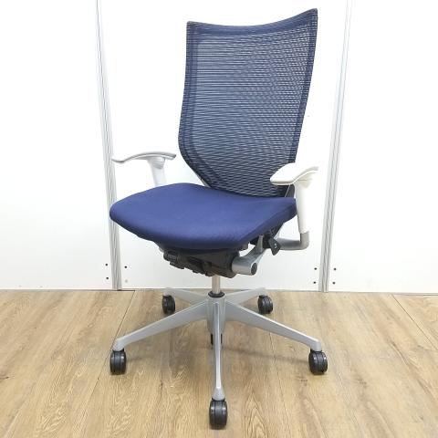 【中古】バロンチェア  オカムラ（okamura） 肘付ハイバックチェア