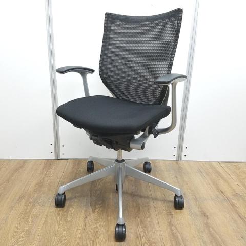 【中古】バロンチェア CP33DW　FDF1 オカムラ（okamura） 肘付ローバックチェア