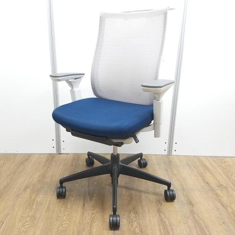 【中古】ベゼル 樹脂脚  コクヨ（KOKUYO） 肘付ハイバックチェア