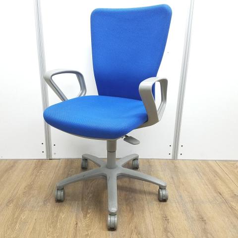 【中古】カロッツァチェア CK45GR　FS16 オカムラ（okamura） 肘付ハイバックチェア