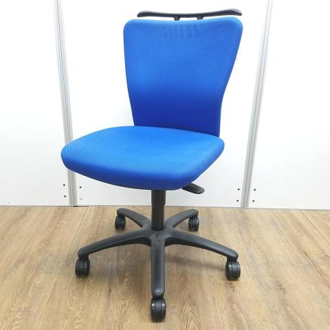 【中古】カロッツァチェア  オカムラ（okamura） 肘無ローバックチェア