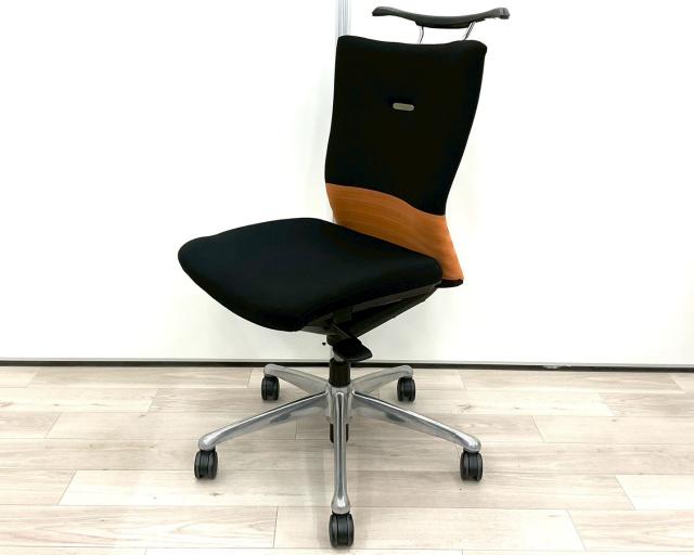 【中古】フィーゴチェア  オカムラ（okamura） 肘無ハイバックチェア