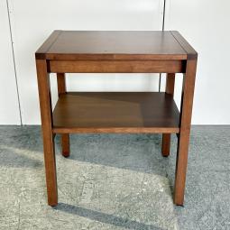 【会議・応接室にフィットしやすいデザイン！アルコール消毒液スタンドとしても！】■コクヨ（KOKUYO）製　テレホンスタンド　電話・プリンター台　W600㎜　■木目ブラウン