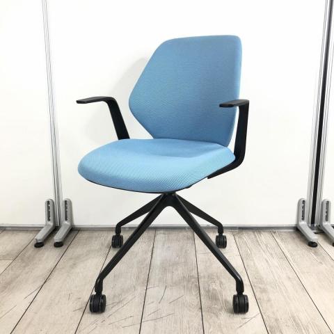 【中古】キュアチェア KG-945SC-TTS2 イトーキ（ITOKI） ミーティングチェア