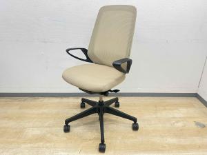 【在庫入れ替えSALE】【レアなシリーズ！ファッション性の高いタスクチェアが入荷！】■イトーキ　ノート　■ハイバックモデル　■ループ肘（固定肘）　■プレーンメッシュ　張地：サンドイエロー〈愛知・岐阜・三重・静岡・福井〉（CS)