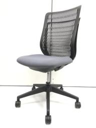 【在庫入替品】【快適な座り心地とシンプルな操作性！人気ブラックカラーのハイバックチェア！】■ウチダ（UCHIDA）製　ＡＪチェア (エージェイ チェア)　肘無ハイバック　■グレー　■背面樹脂メッシュ【K11】【T11】