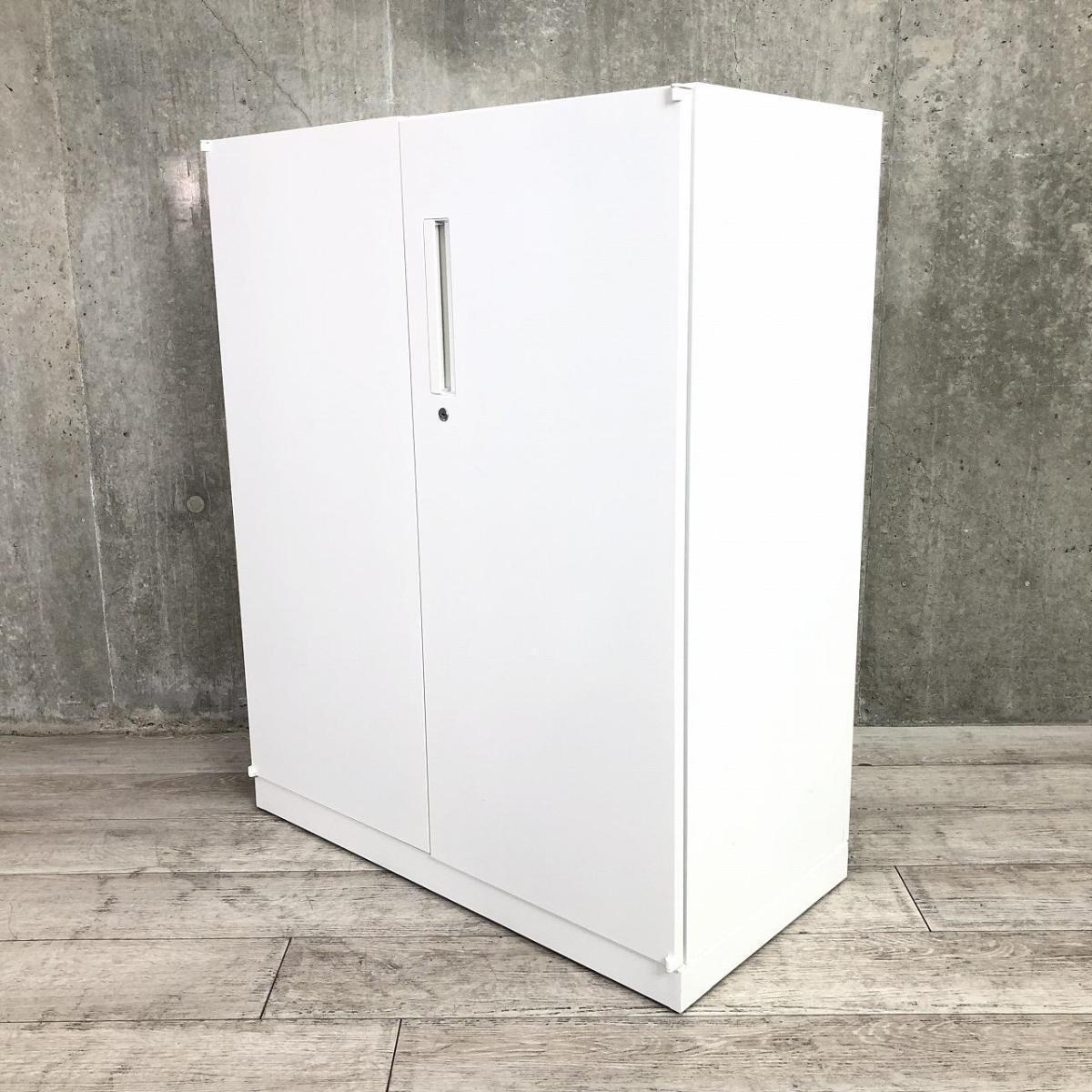 【2台限定】【定価約7万円】【収納物を見渡しやすい定番の両開き書庫！A4ファイルも楽々収納！】■ウチダ（UCHIDA）製　ハイパーストレージ（HS）シリーズ　両開き　ローキャビネット　■ホワイト　■シリンダー錠
                        HSシリーズ
                                    中古
            