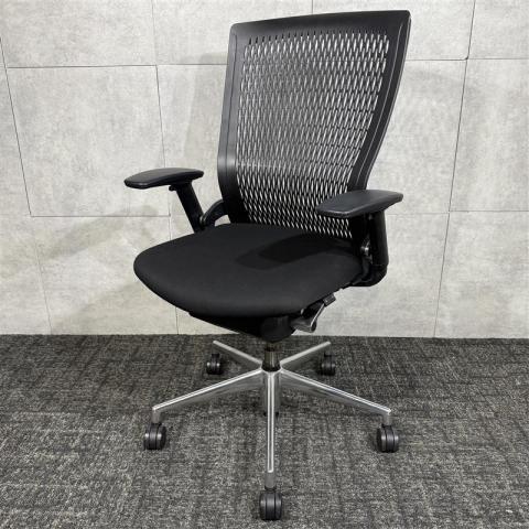 【中古】パルスチェア  ウチダ（UCHIDA) 肘付ハイバックチェア