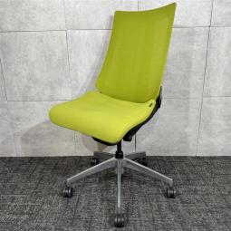 【肘装着部のカバーなしのため特価☆】イトーキ　アクト　ハイバック　メッシュ　ライトグリーン　肘無　腰痛対策　在宅　リモート　中古　福岡　博多　天神　九州最大級《オフィスバスターズ福岡博多店は、福岡を拠点として、日本全国へ中古オフィス用品・オフィス家具を提供しております》