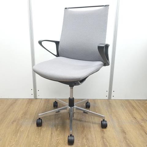 【中古】モード CA25BR オカムラ（okamura） 肘付ミドルバックチェア