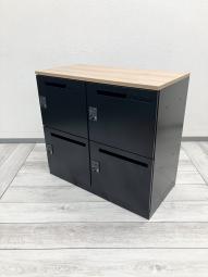 木目天板が映えるスタイリッシュロッカー　#中古家具 #オフィス収納 #岐阜 #名古屋市 #大垣市 #中部エリア