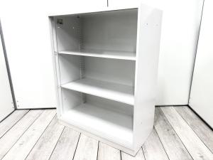 見える化とコスパにフォーカスしたオープン書庫！人気シリーズのオープンキャビネット！
■コクヨ/EDIA（エディア）/ホワイト　※元々引違書庫のためレール跡がございます。