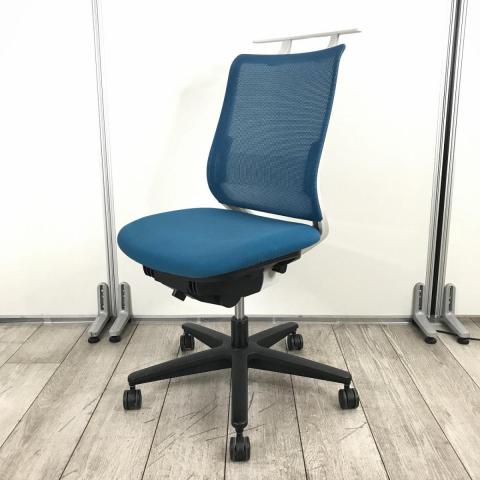 【中古】ミトラシリーズ CRS-G2920E1N コクヨ（KOKUYO） 肘無ローバックチェア