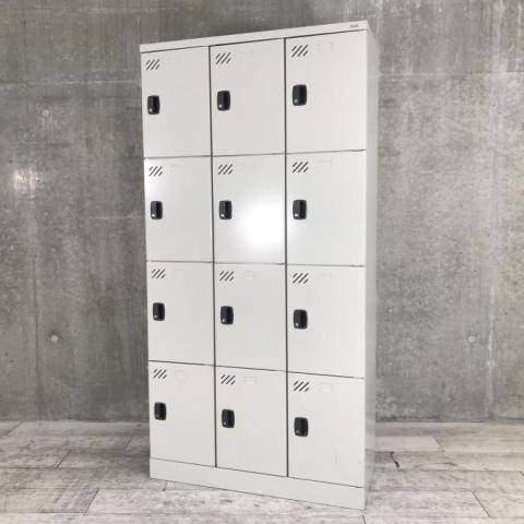 【中古】その他シリーズ KL-H34　W4 プラス（PLUS） 12人用更衣ロッカー