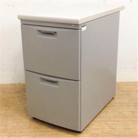 【中古】CZシリーズ CZN-047LB-WE イトーキ（ITOKI） 脇机2段