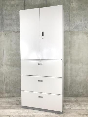 【中古】シンライン  イトーキ（ITOKI） ハイキャビネット／両開き＋3段ラテラル